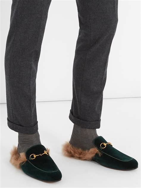 gucci loafers fur men